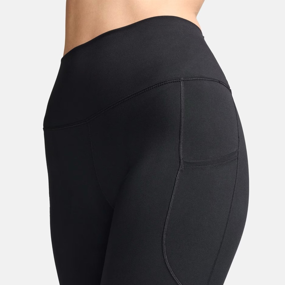 Nike One Dri-Fit High-Waisted 8" Pocketed Athletic Biker Shorts Size XS - Picture 3 of 7
